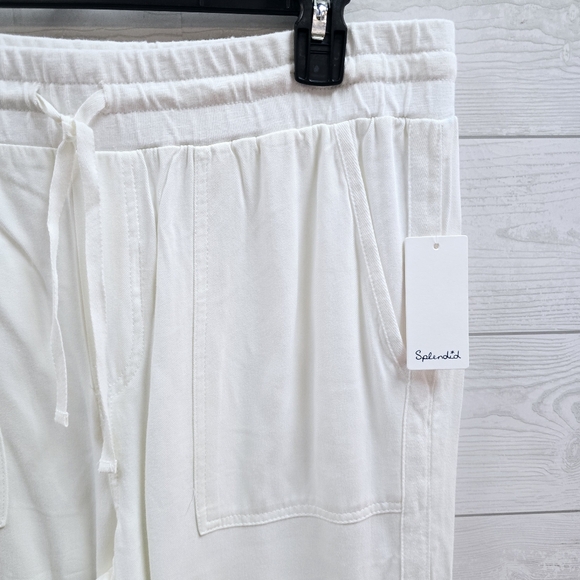 Splendid‎ White Drawstring Shorts - Picture 2 of 8